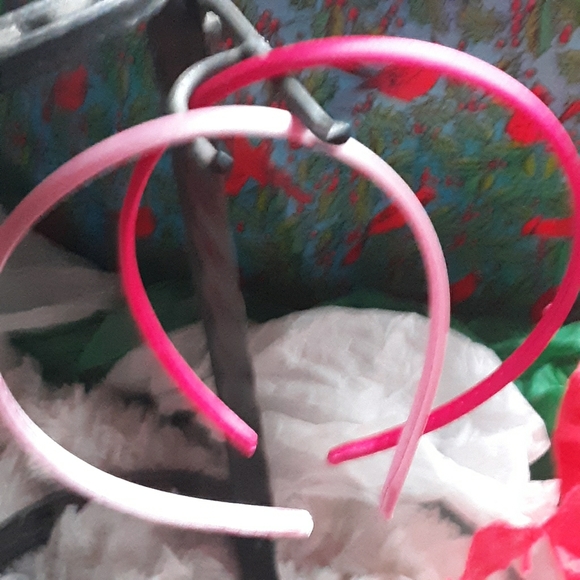 Satin handbag and matching headband lot - Picture 2 of 8